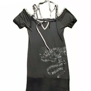 Salvage Dress -Whatever Happened To My Rock & Roll Salvage Tunic Mini Dress